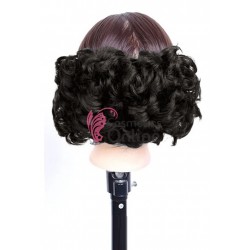 Coc modern din par artificial cu elastic si agrafa 13254 Brunet Natural